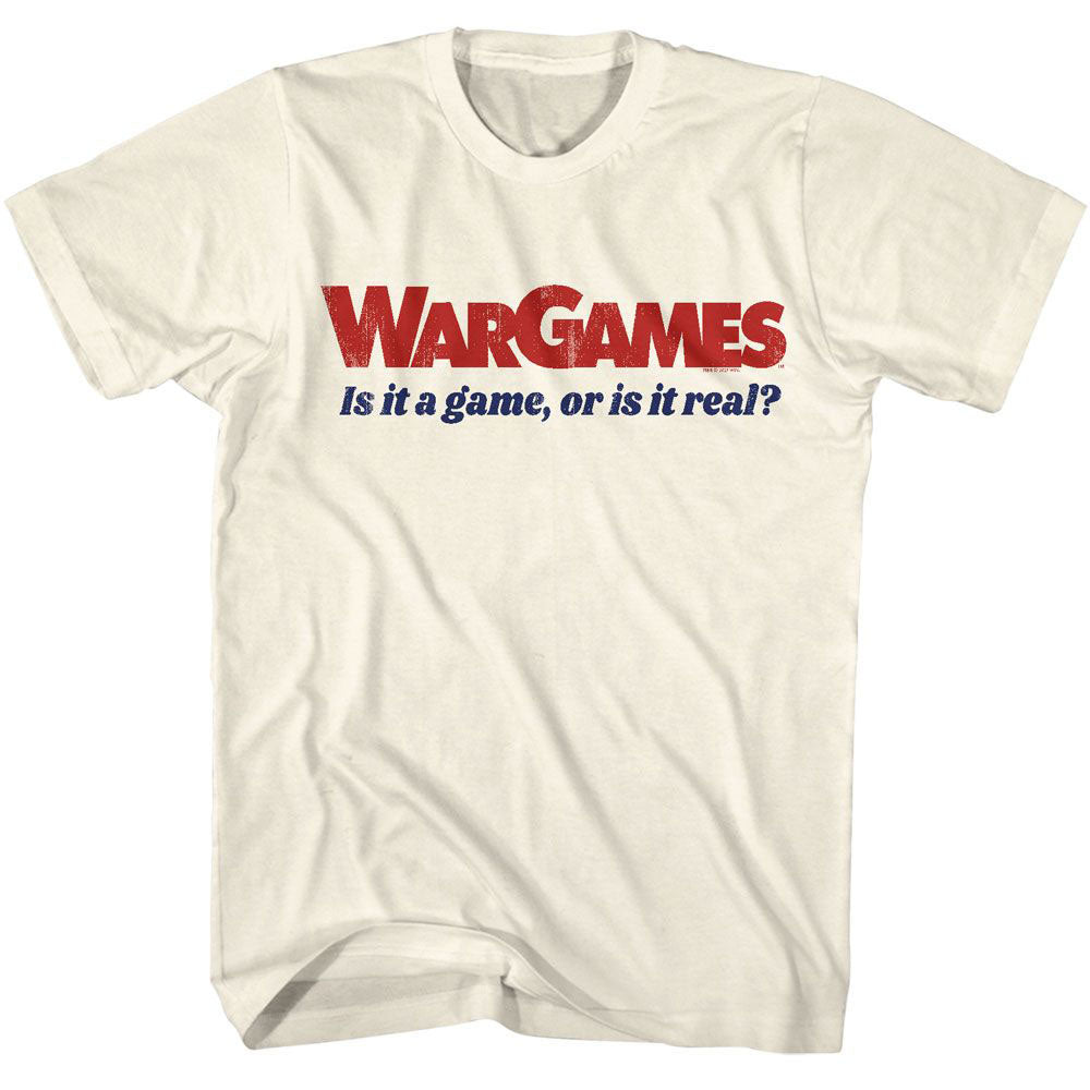 Wargames Is It A Game T-shirt Front