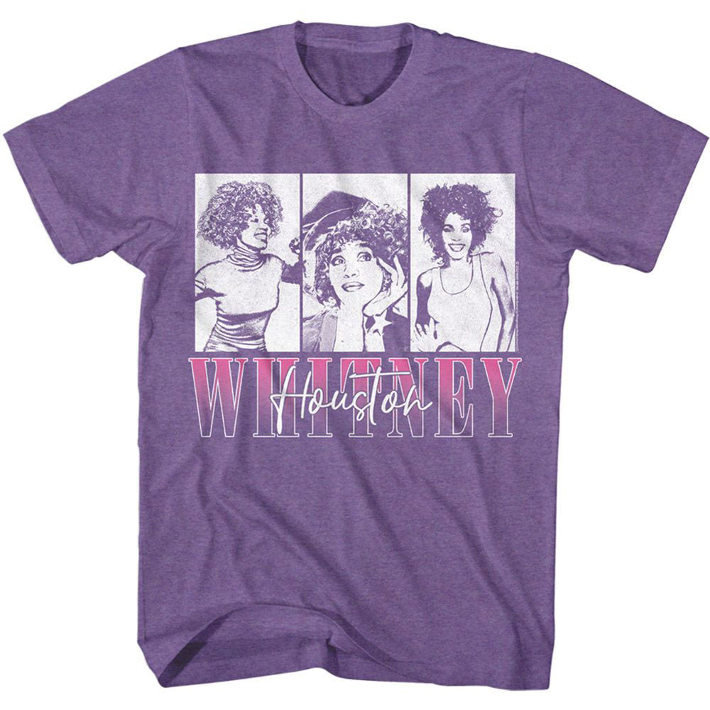 Whitney Houston Whitney Three Rectangles T-shirt Front