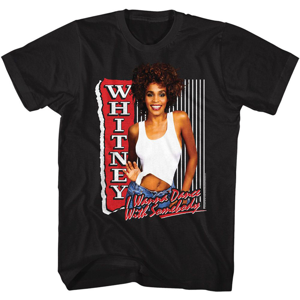 Whitney Houston Whitney I Wanna Dance T-shirt Front