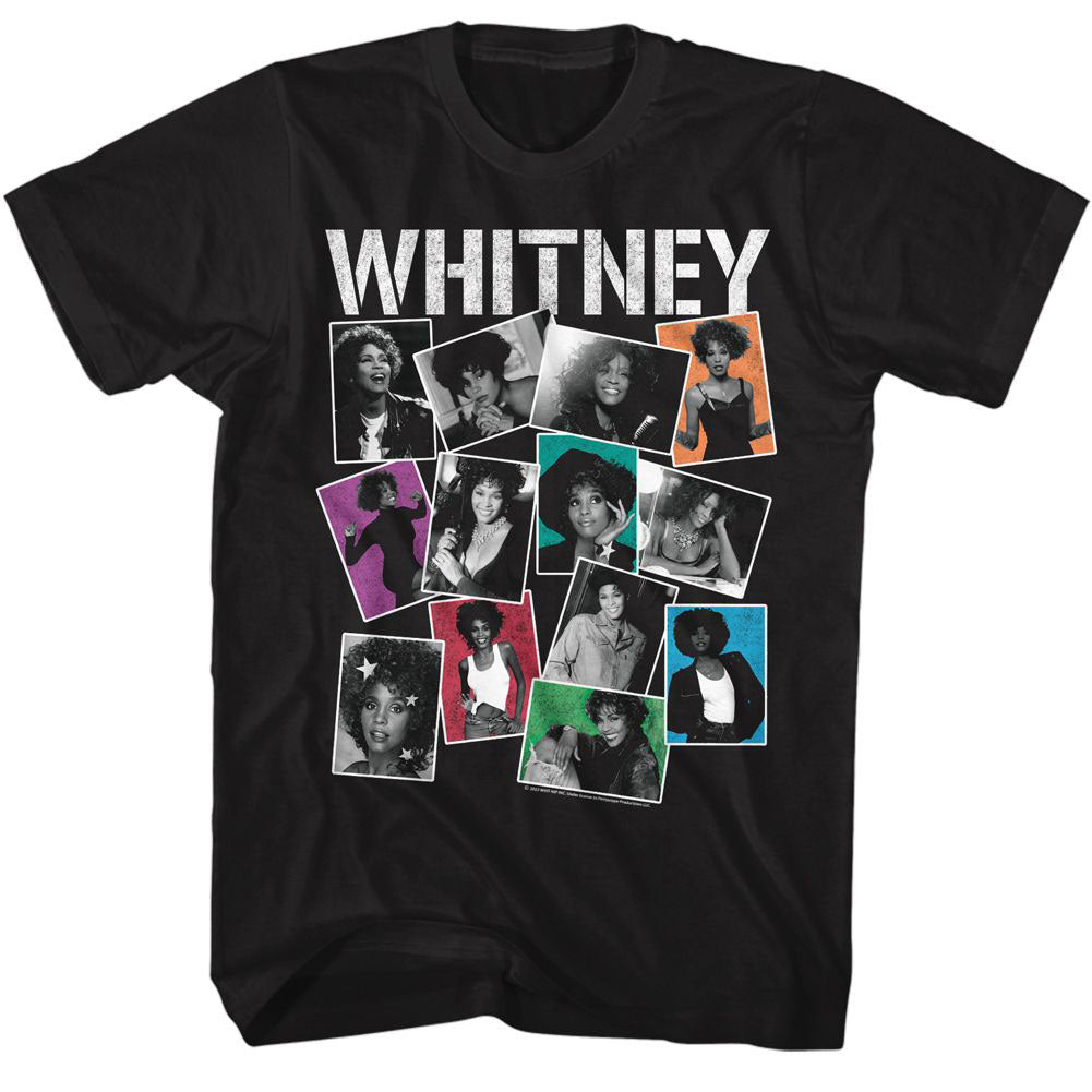 Whitney Houston Whitney Photos T-shirt Front