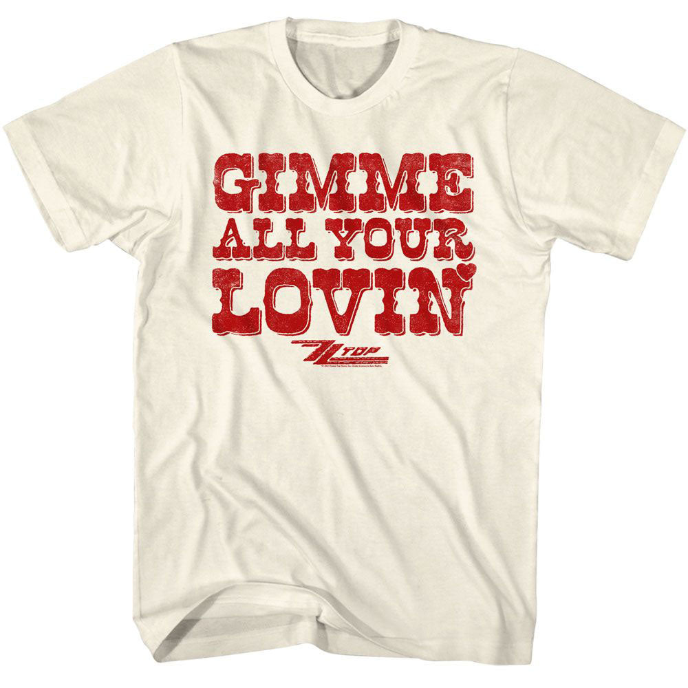 ZZ Top All Your Lovin T-shirt Front