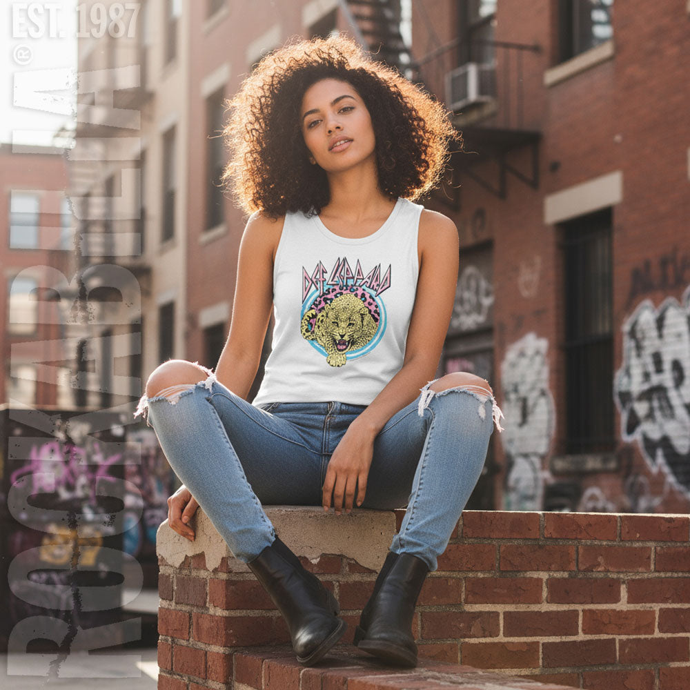 Pastel Leppard 2 Womens Tank