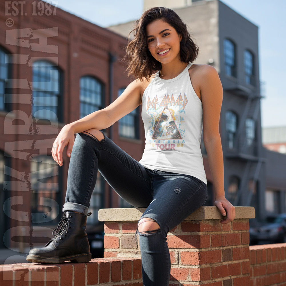Def Leppard Hysteria 88 Womens Tank