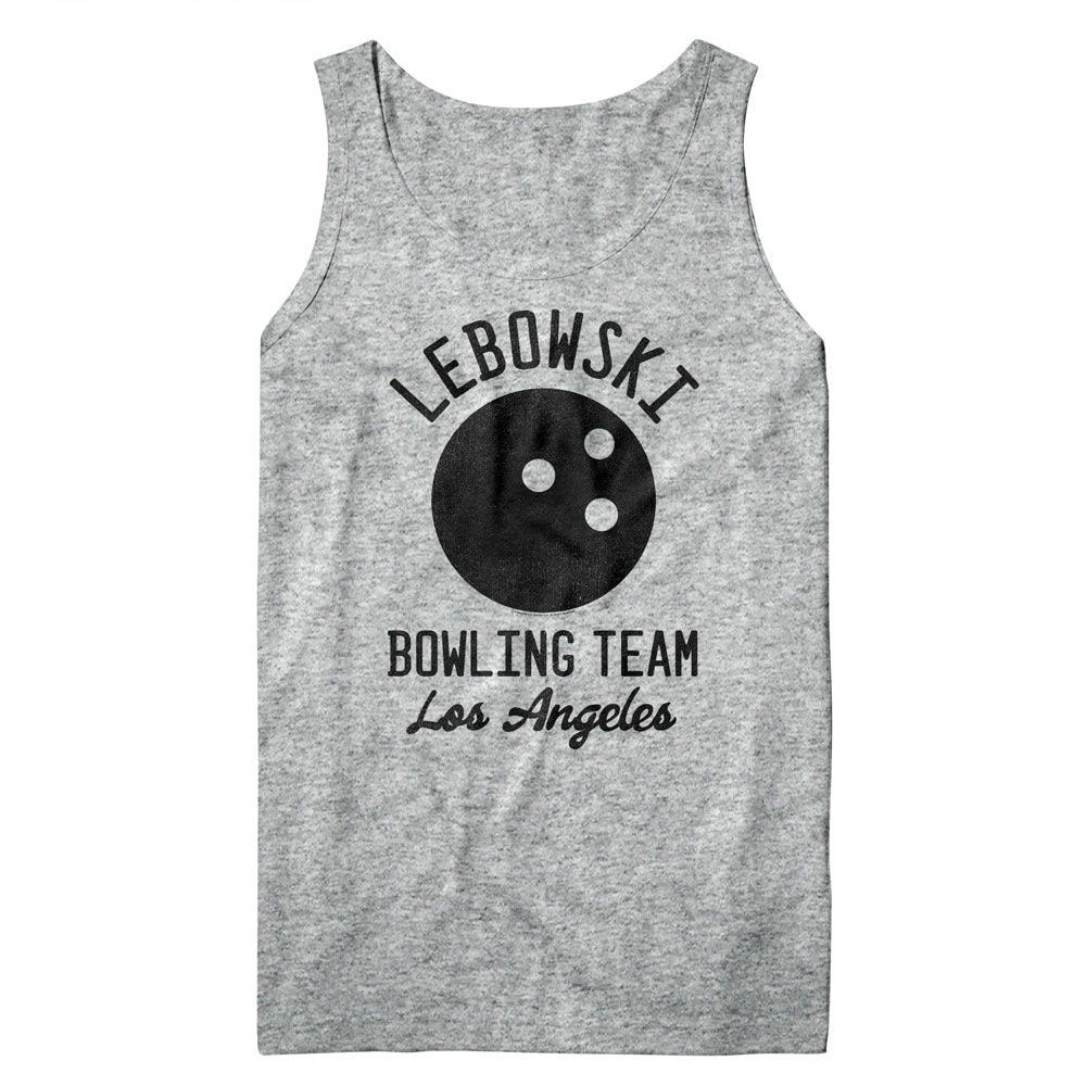 Big Lebowski Bowling Team Mens Tank Front