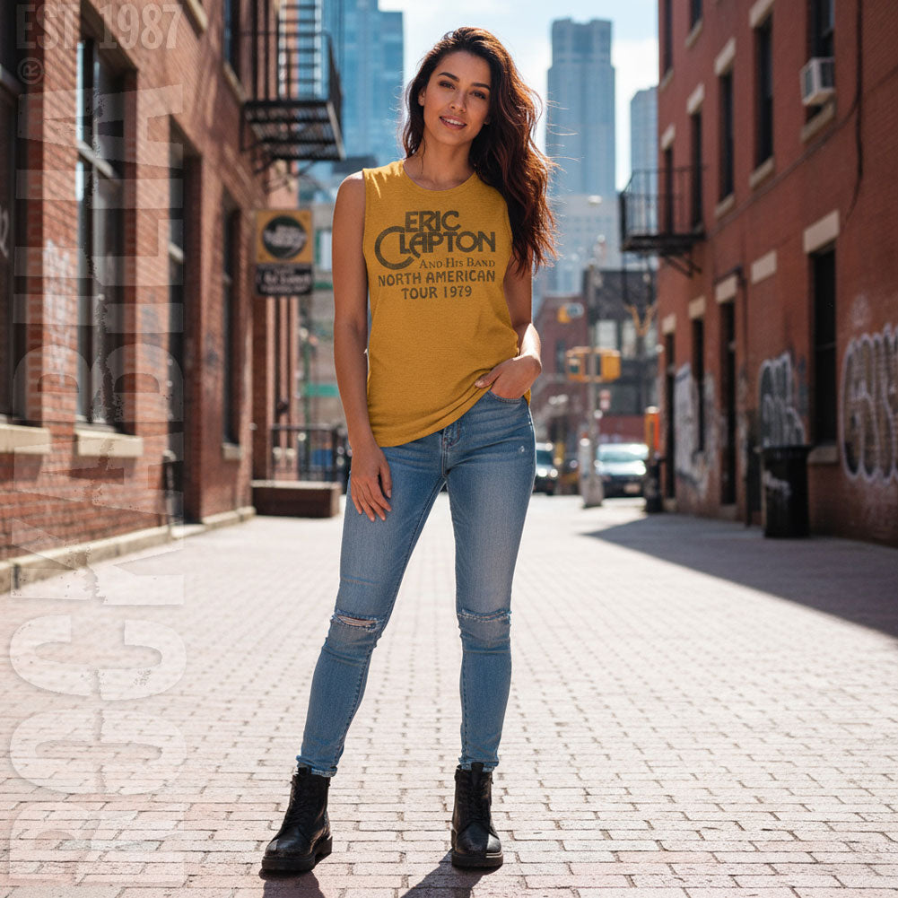 Eric Clapton N. American 79 Womens Tank Alt 2
