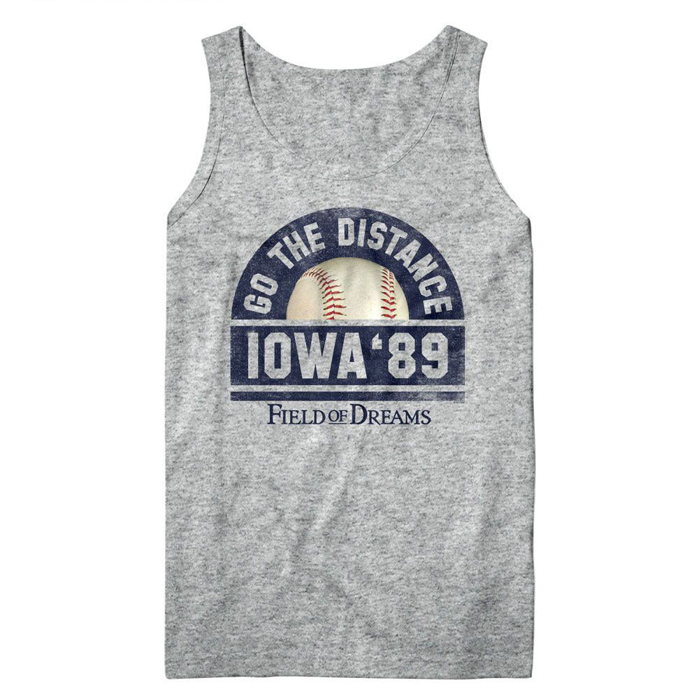 Field Of Dreams Go The Distance Mens Tank Front