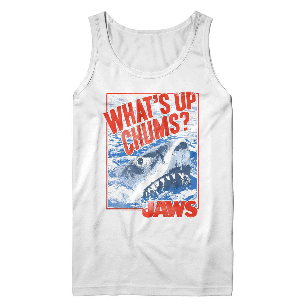 Jaws Hey Buddy Mens Tank Front