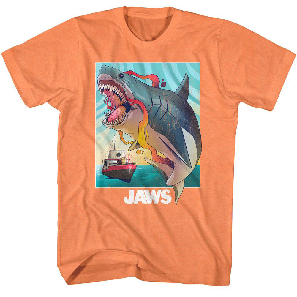 Jaws Colorful T-shirt Front
