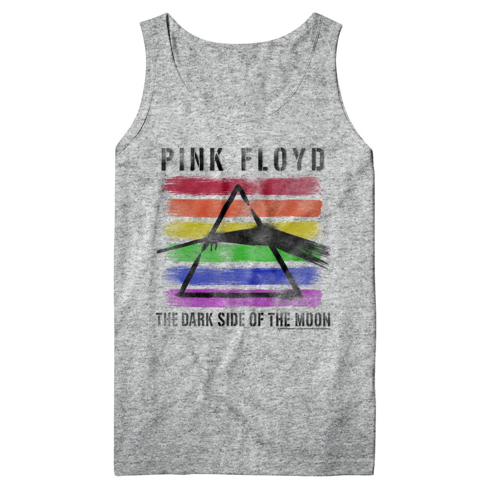 Pink Floyd Blk Light Mens Tank Front