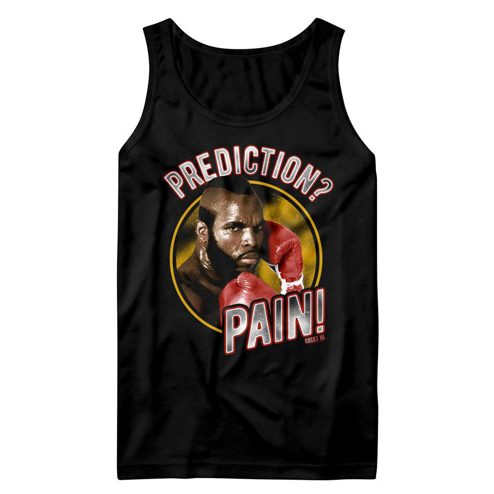 Rocky Pain Prediction Mens Tank Front