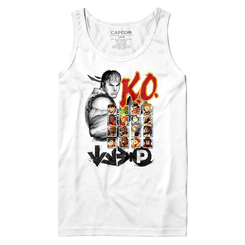 Street Fighter Ko2 Mens Tank Front