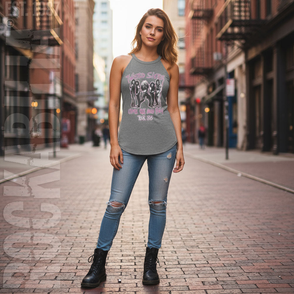 Twisted Sister Come Out And Play Womens Tank Alt 2