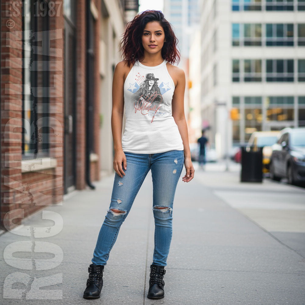 Whitney Houston Whitney Americana Womens Tank Alt 2