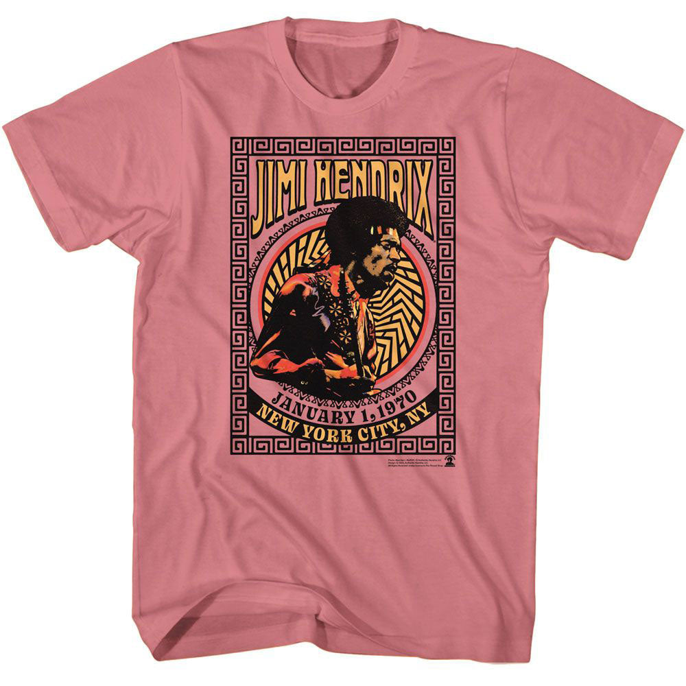Jimi Hendrix Elaborate Frame T-shirt Front