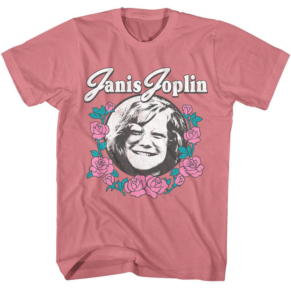 Janis Joplin Roses T-shirt Front