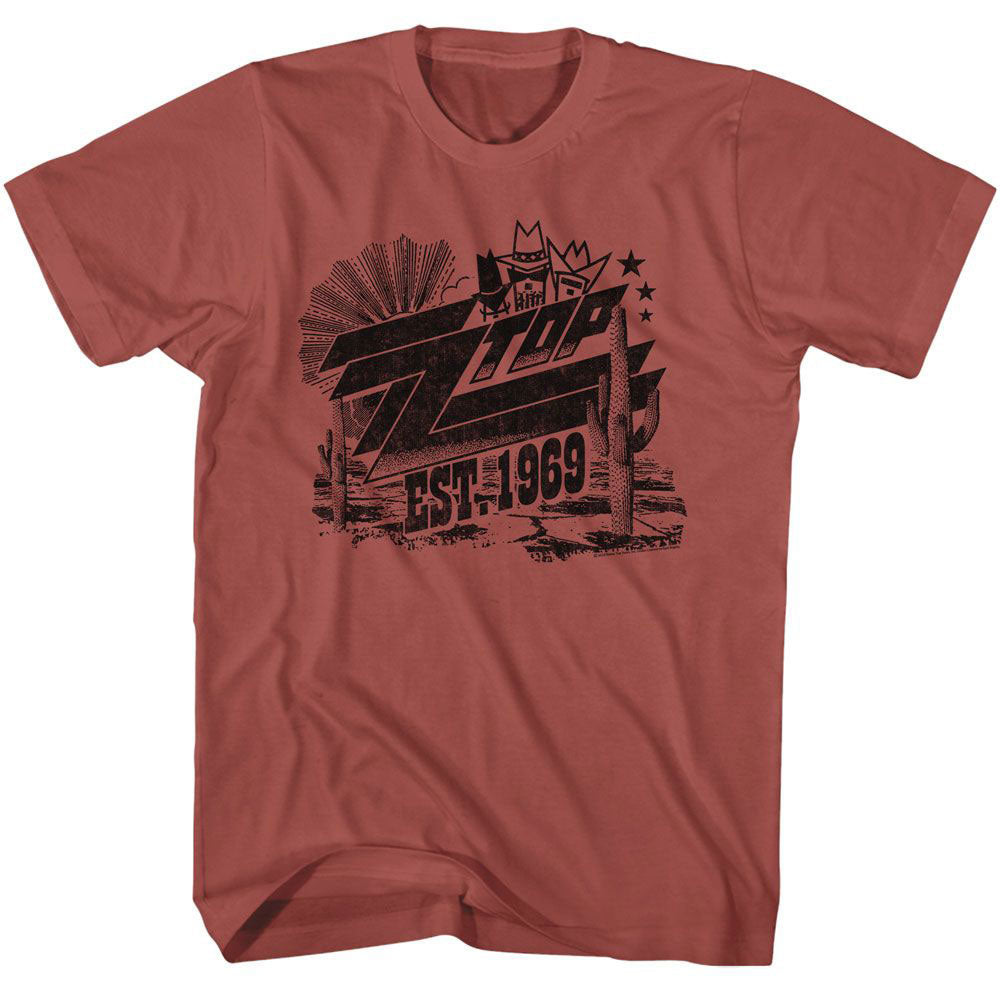 ZZ Top Est 1969 T-shirt Front