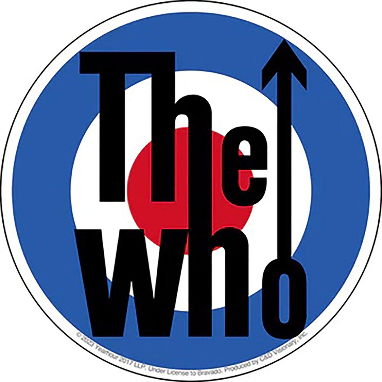 The Who Target Logo Sticker Front