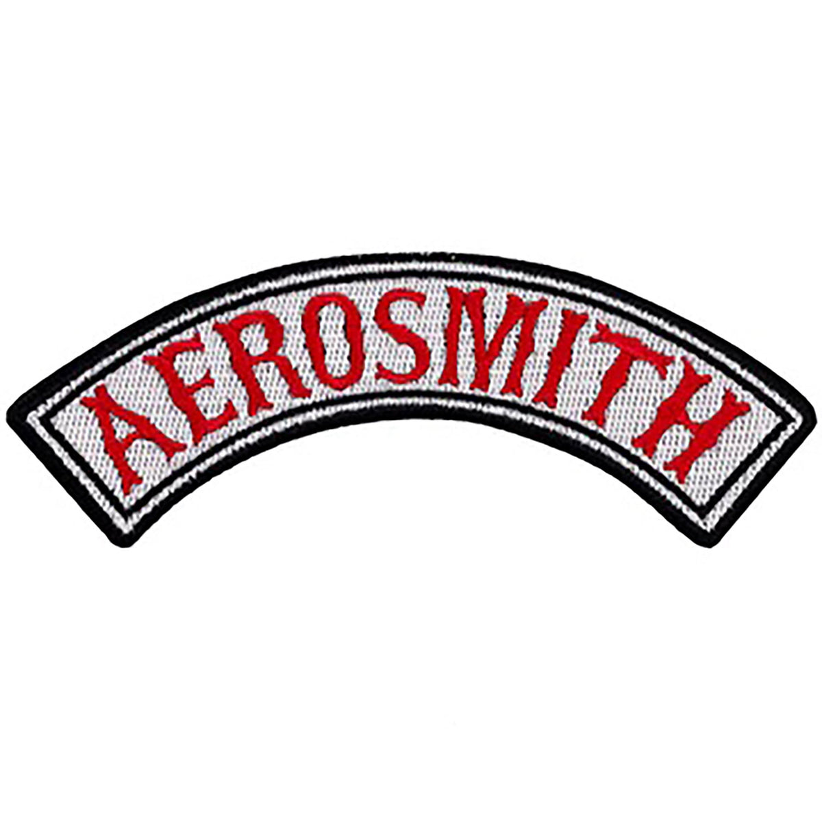 Aerosmith Biker Logo Embroidered Patch Front