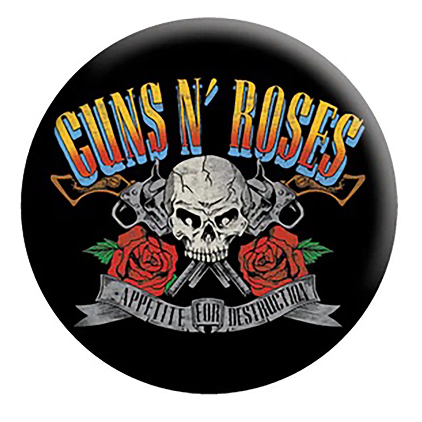 Guns N Roses Appetite For Destruction Button Front