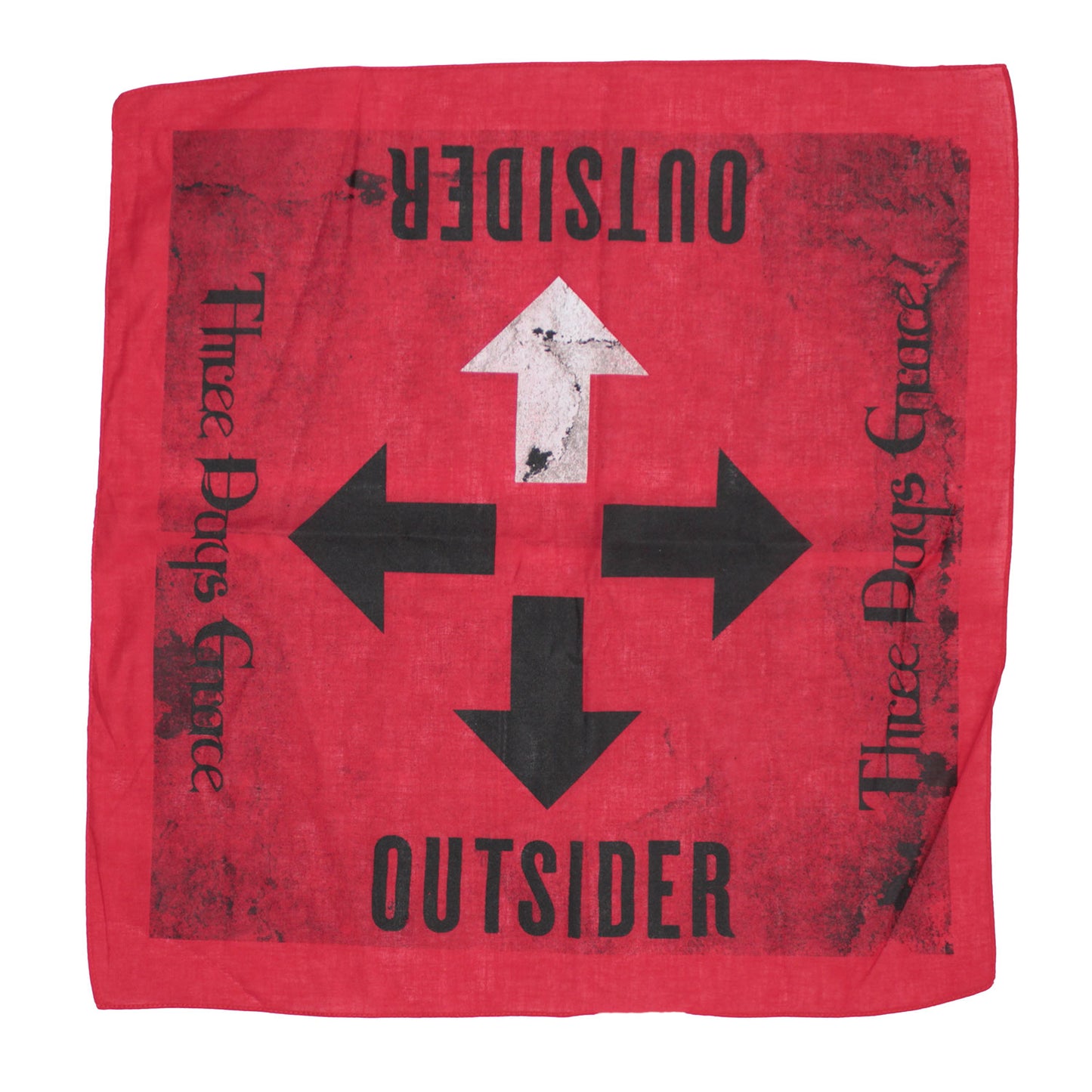 Three Days Grace Outsider Bandana Front