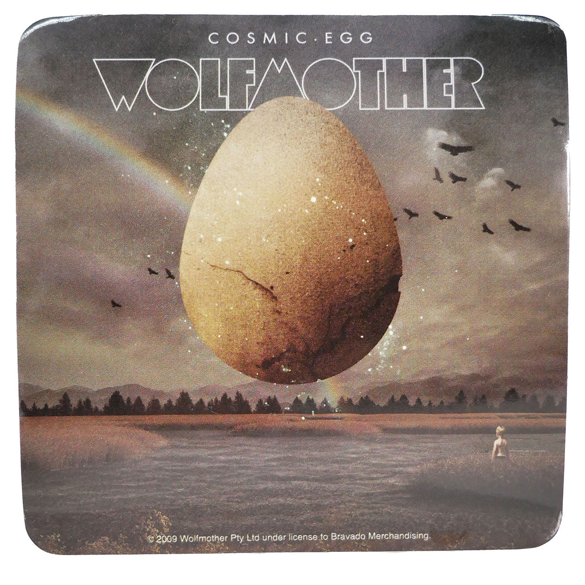 Wolfmother Cosmic Egg Sticker Front