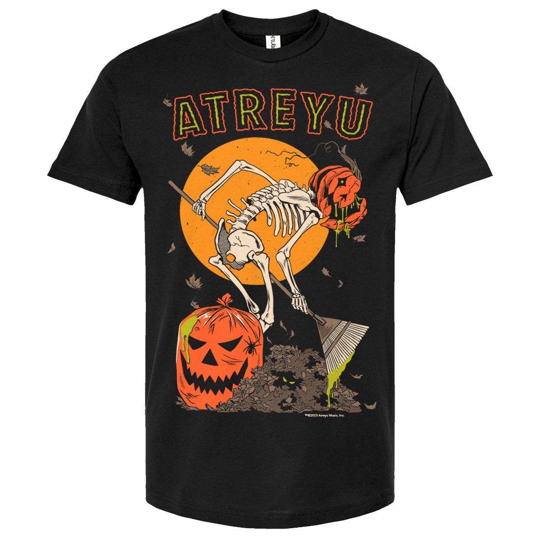 Atreyu Halloween by Austin Pardun Art (Rockabilia Exclusive) T-shirt Front