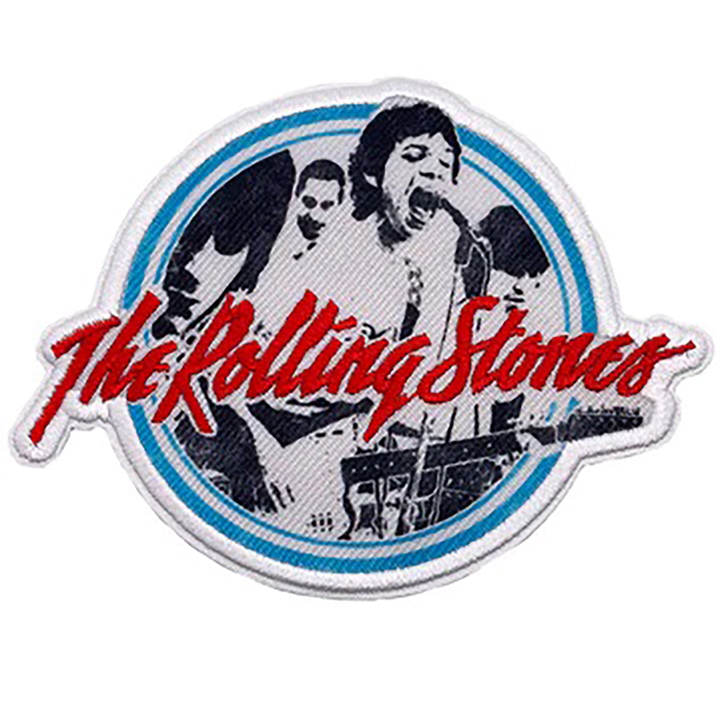 The Rolling Stones Concert Poster Embroidered Patch Front