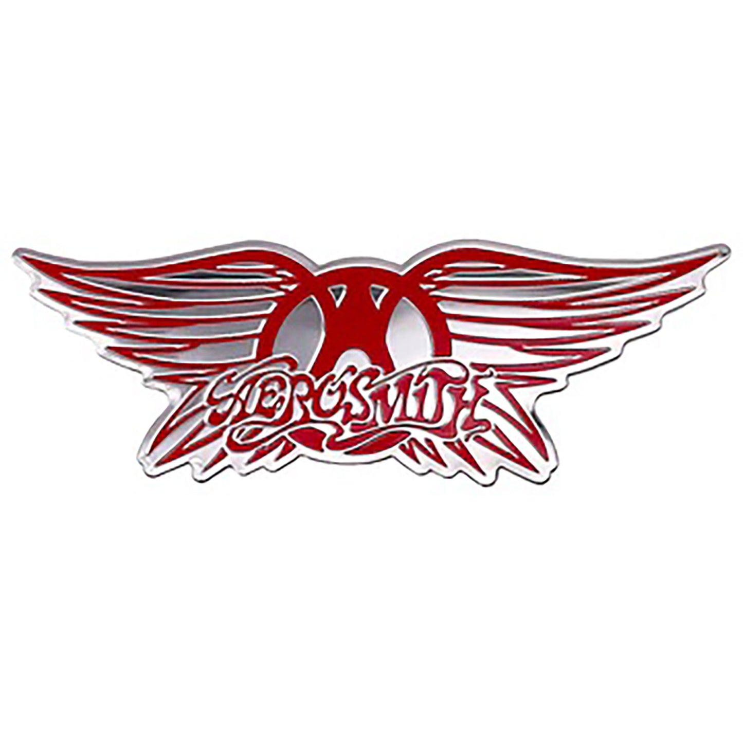 Aerosmith Wings Logo Metal Sticker Front
