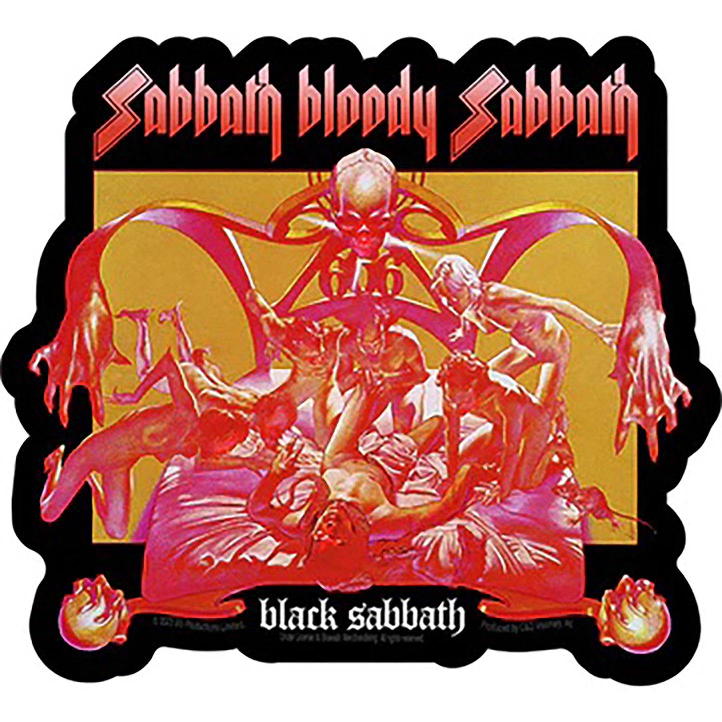 Black Sabbath Bloody Sabbath Sticker Front