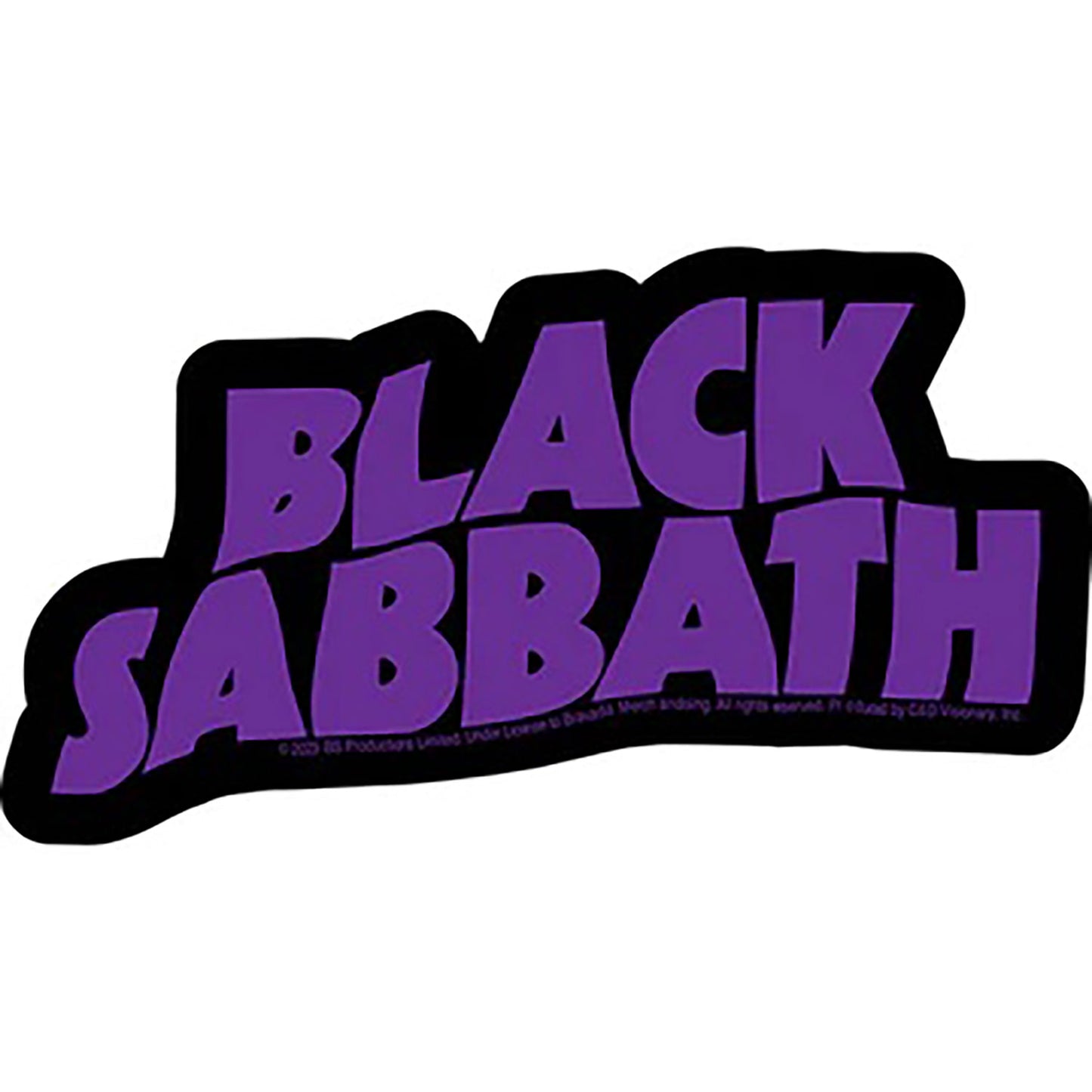 Black Sabbath Logo Sticker Front
