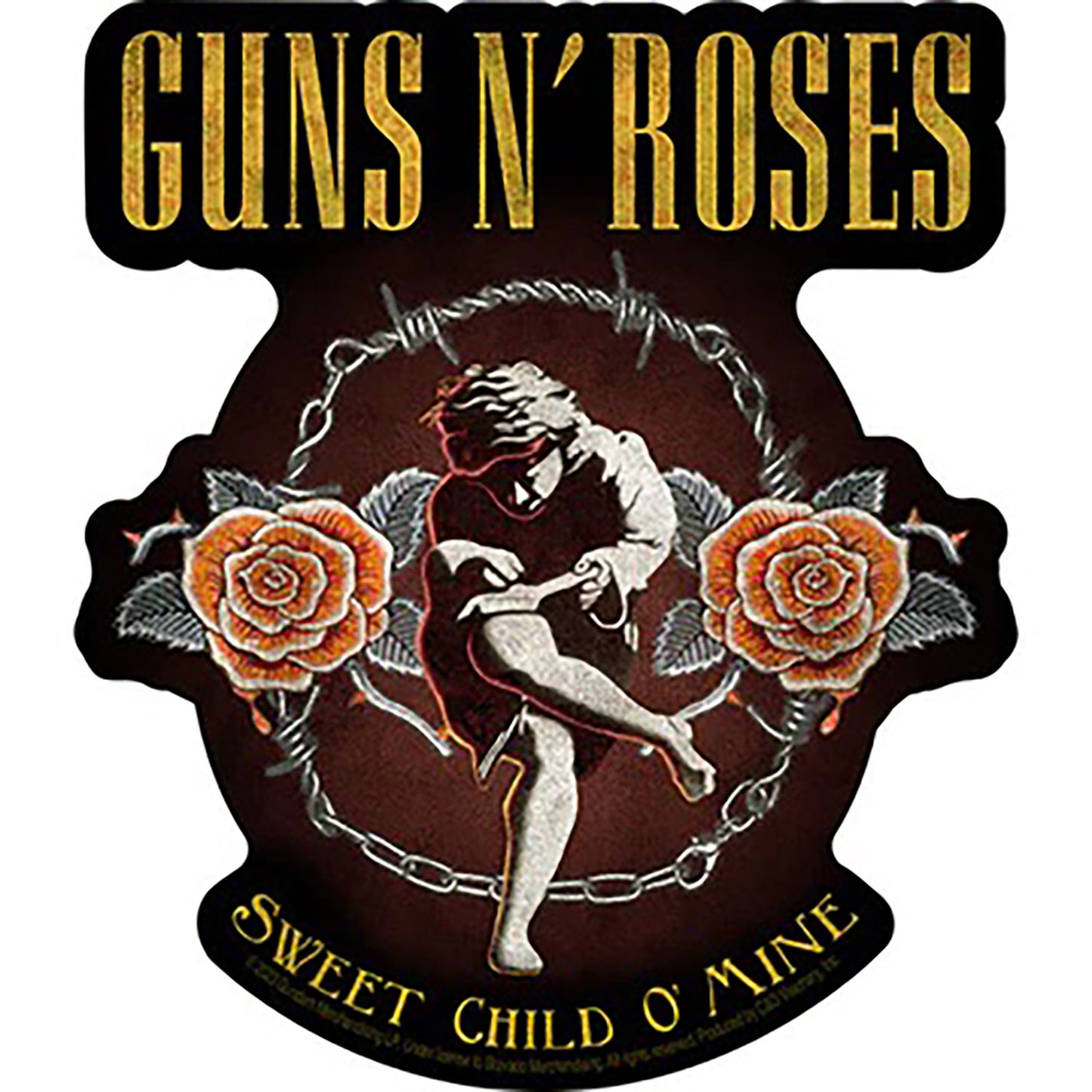 Guns N Roses Cherub Sticker Front