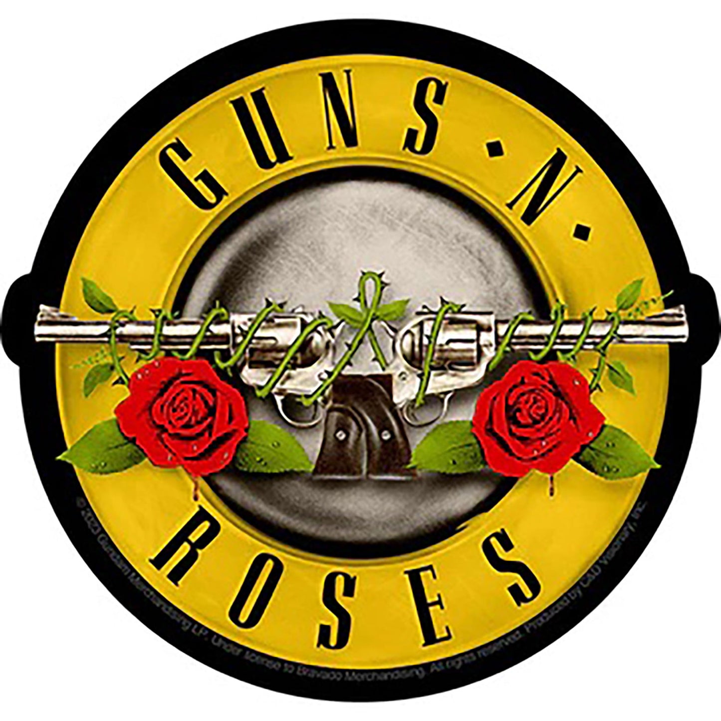 Guns N Roses Bullet Sticker Front