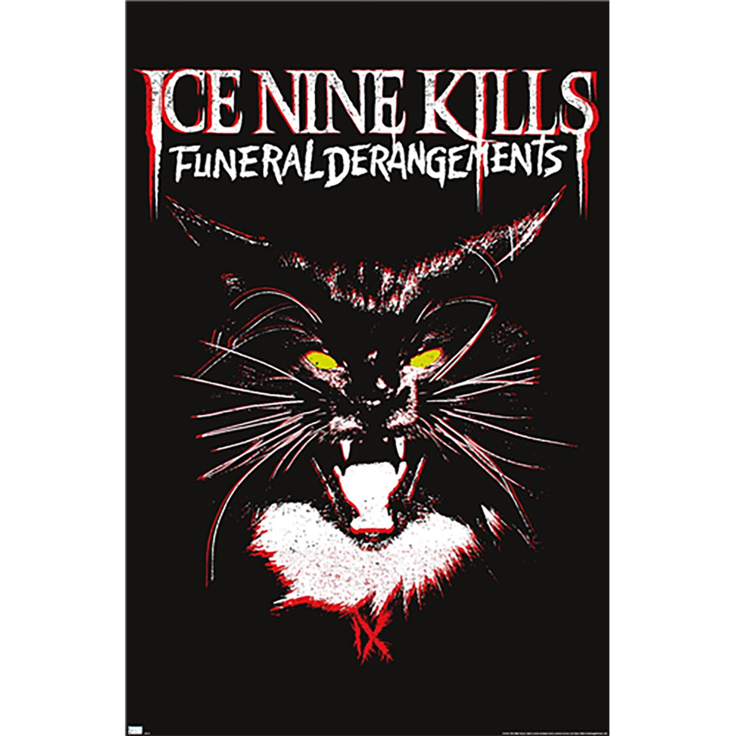 Ice Nine Kills Cat Funeral Derangements Domestic Poster