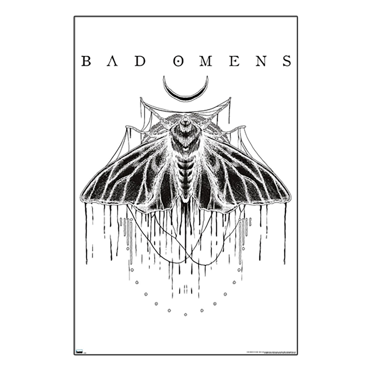 Bad Omens Moth Domestic Poster Front