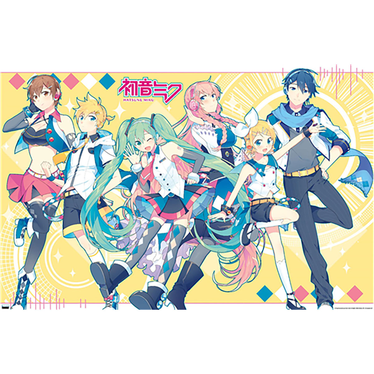 Hatsune Miku Yellow Group Domestic Poster Front
