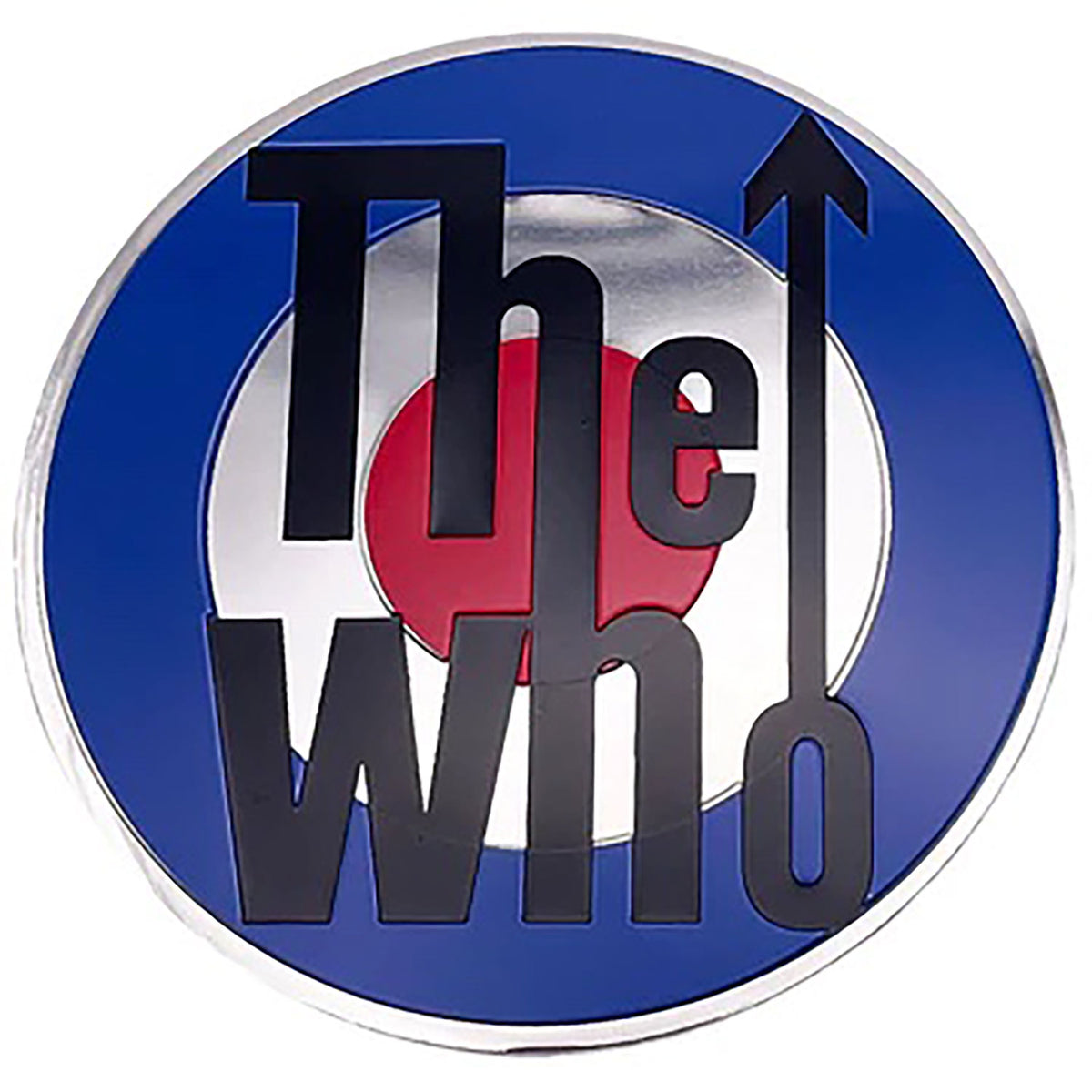 The Who Target Logo Metal Sticker Front