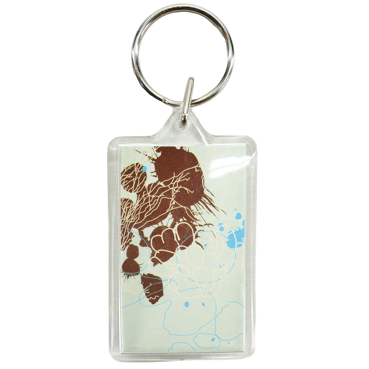 Silversun Pickups Logo & Lines Art Plastic Key Chain Back