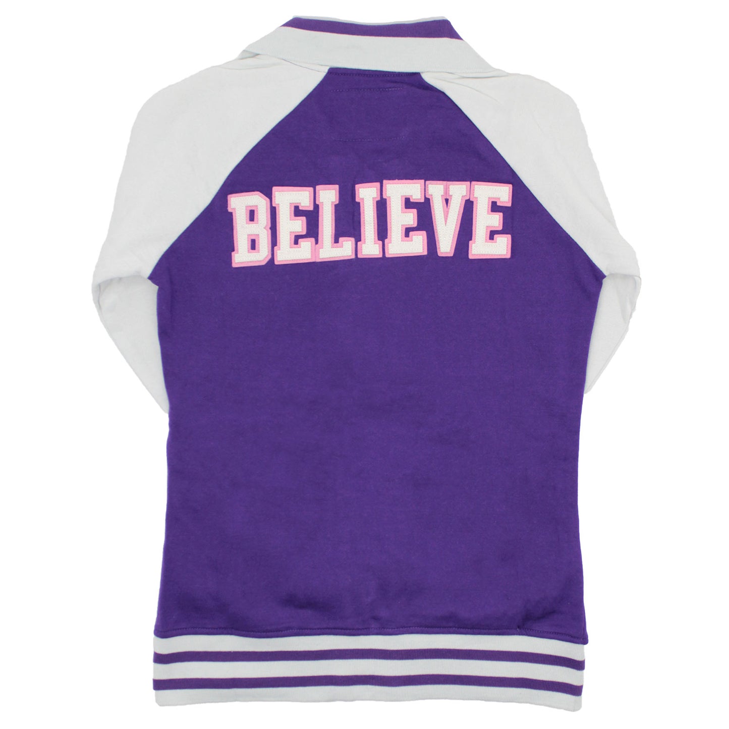 Justin Bieber Believe Tour Varsity Jacket Jacket Back