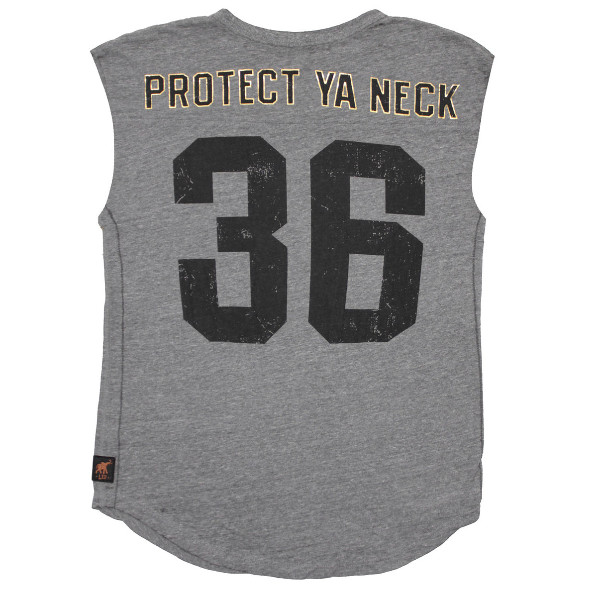 Wu Tang Clan Protect Ya Neck Wu-Tang Gold Foil Logo by TRUNK LTD Junior Top Back