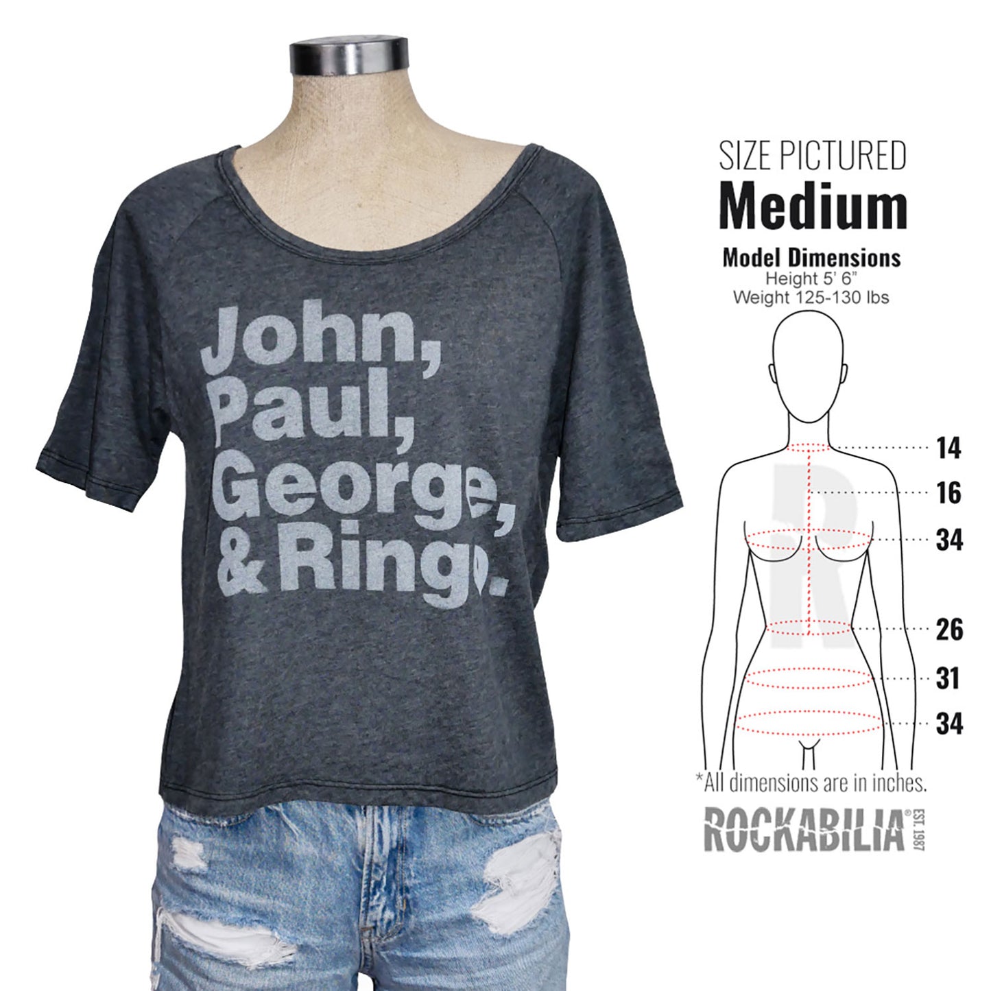 Beatles John, Paul, George, & Ringo. Junior Top Alt 3