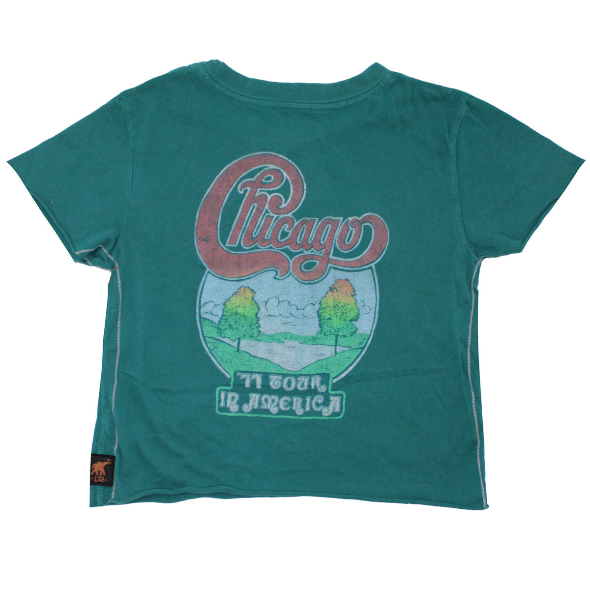 Chicago American Tour '77 by TRUNK LTD Childrens T-shirt Back