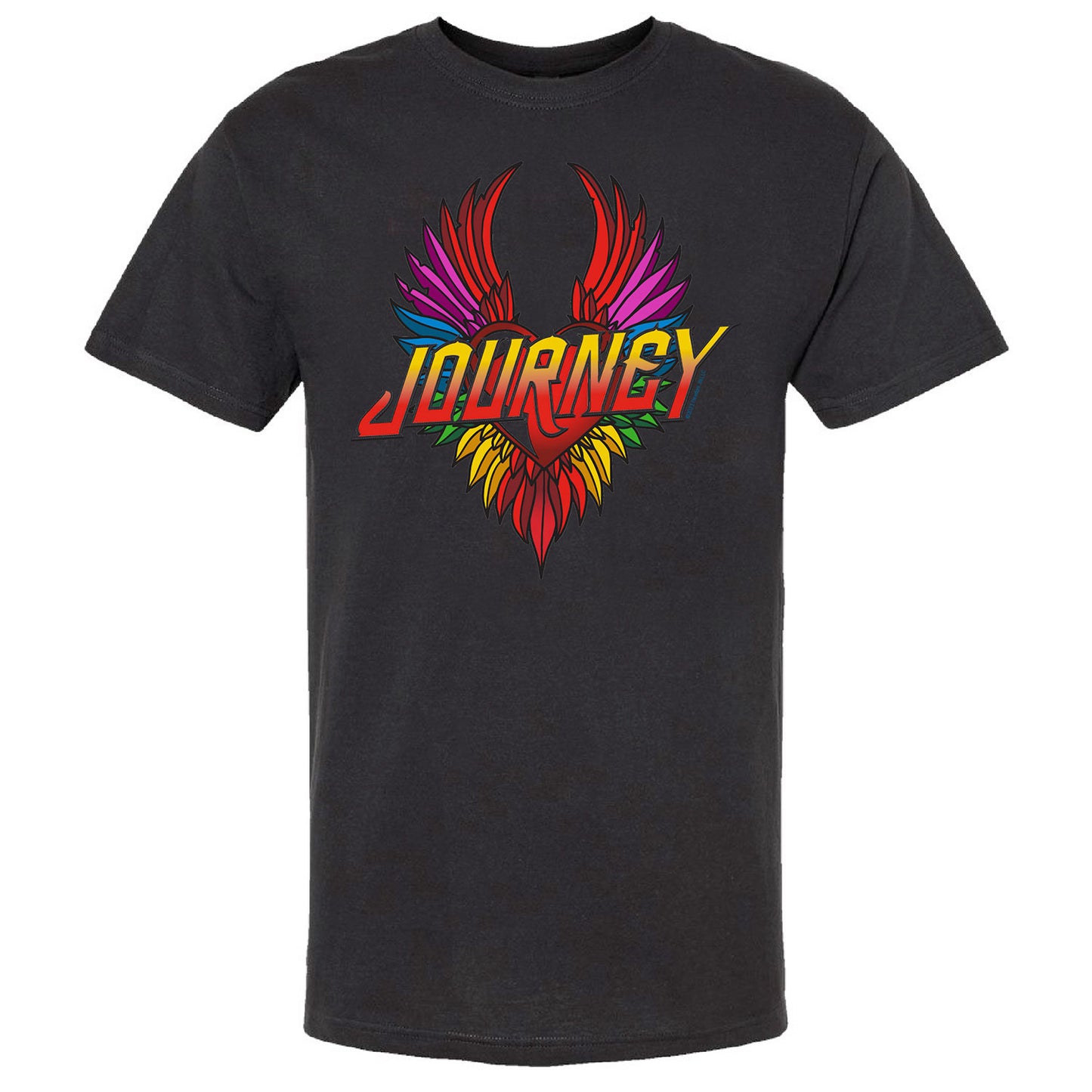 Journey Heart Wings T-shirt Front