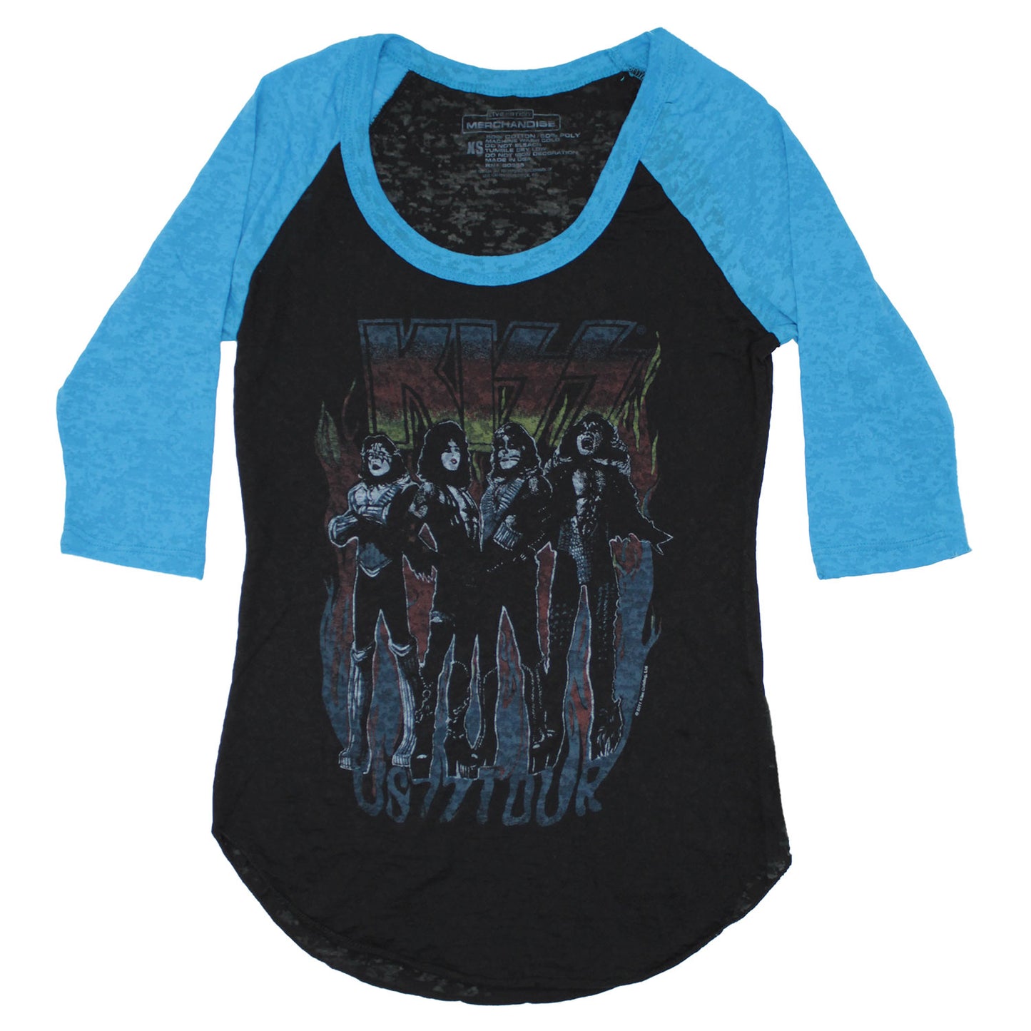 Vintage Distressed US 77 Tour Junior Top