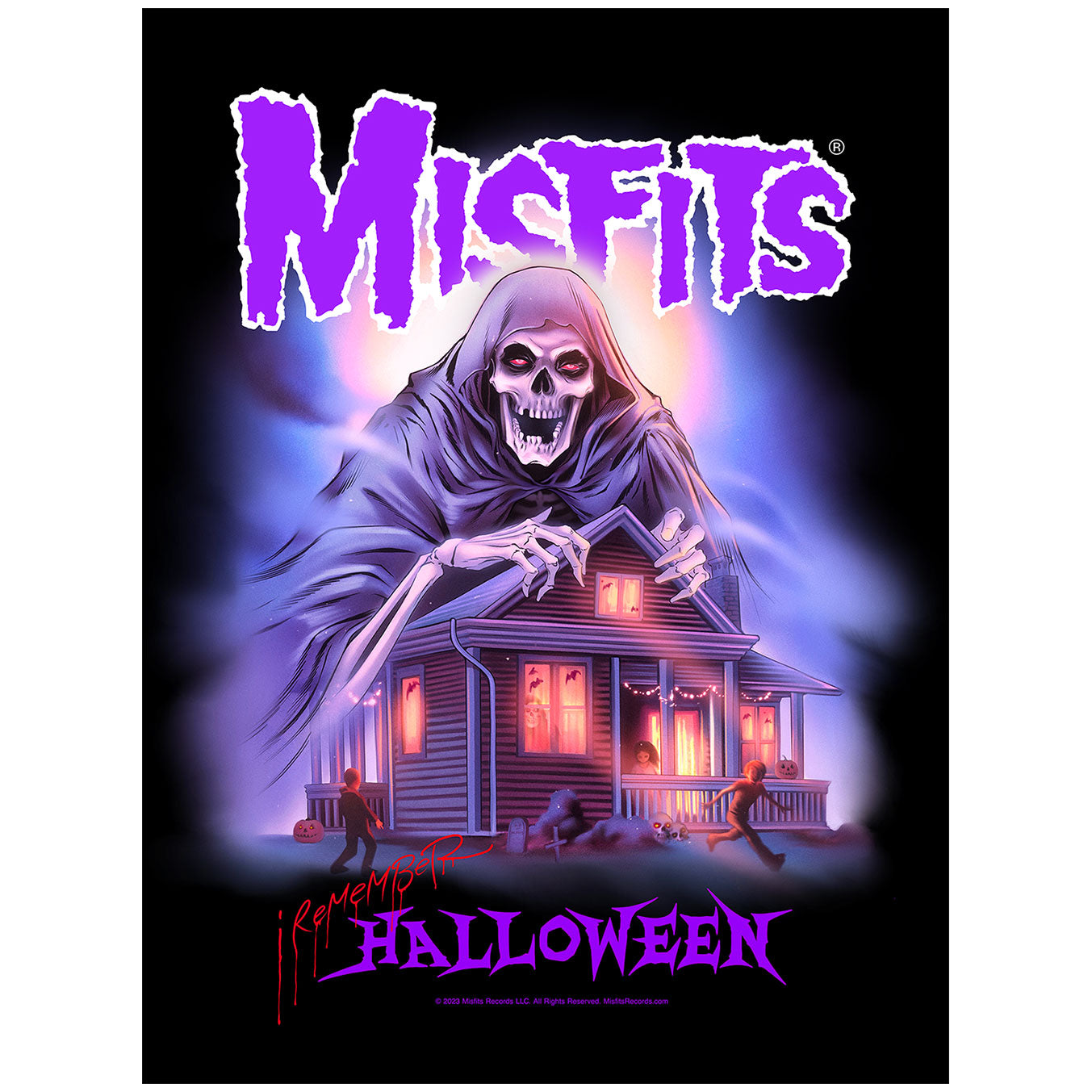 Misfits I Remember Halloween by Brando Chiesa (Rockabilia Exclusive) Concert Promo Poster Front