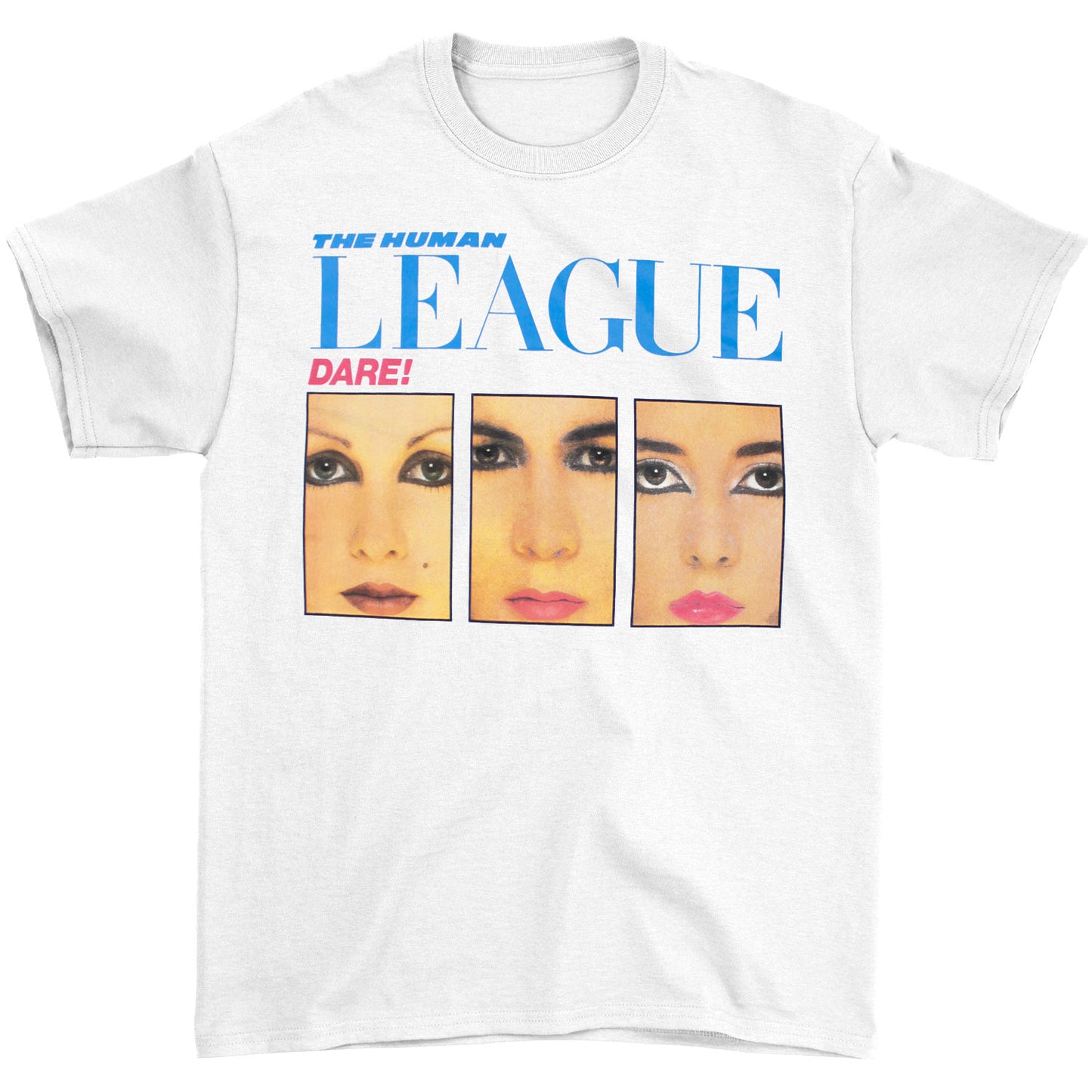 Human League Dare White T-shirt Front
