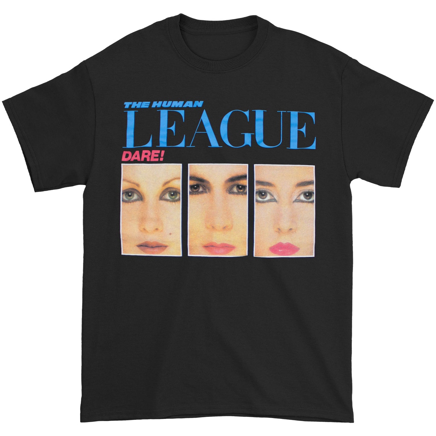 Human League Dare Black T-shirt Front