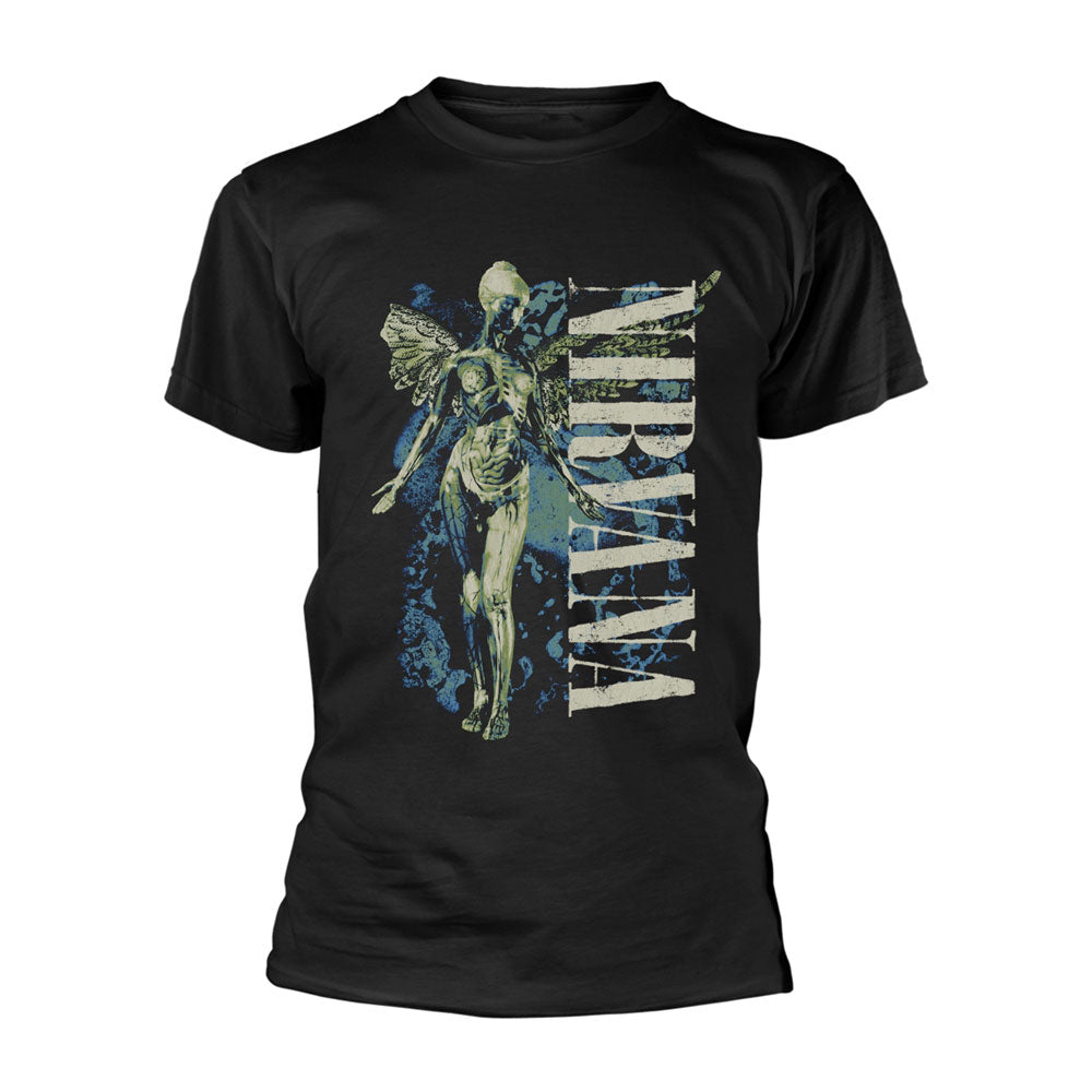 Nirvana Vertical Logo T-shirt Front