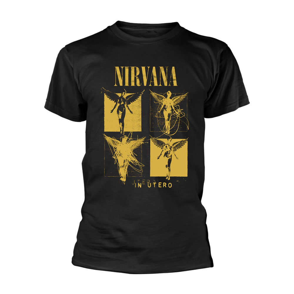 Nirvana In Utero Grid T-shirt Front