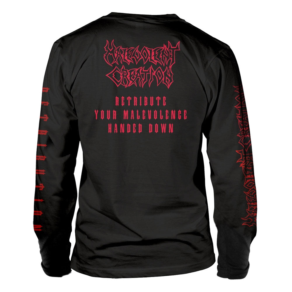 Malevolent Creation Retribution Long Sleeve Back