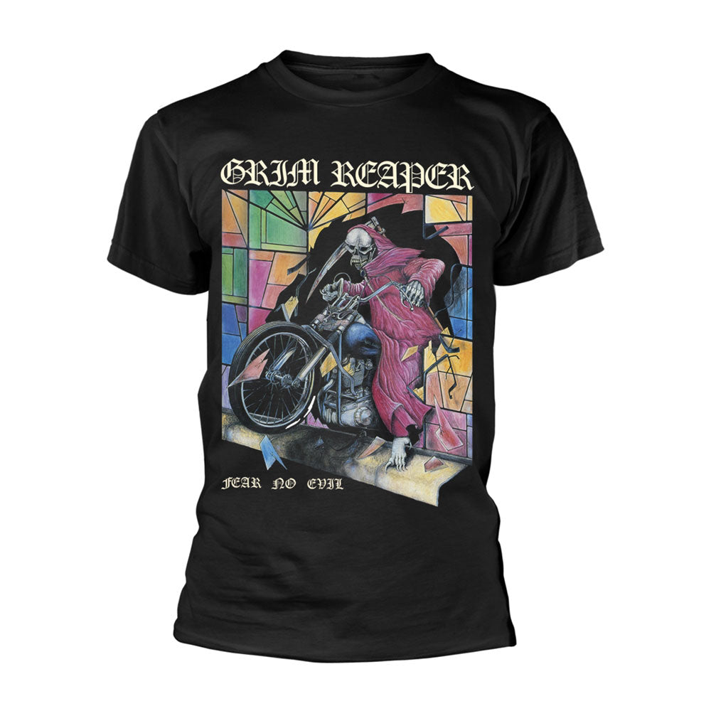 Grim Reaper Fear No Evil T-shirt Front